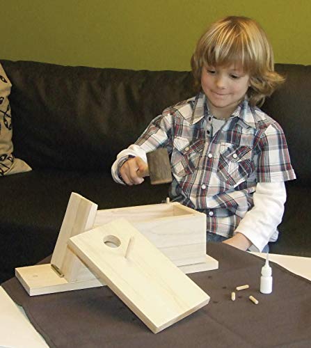 Kerbl 82959 Selbstbauset Nistkasten 36 x 12 x 14 cm für Meisen – Bild 3