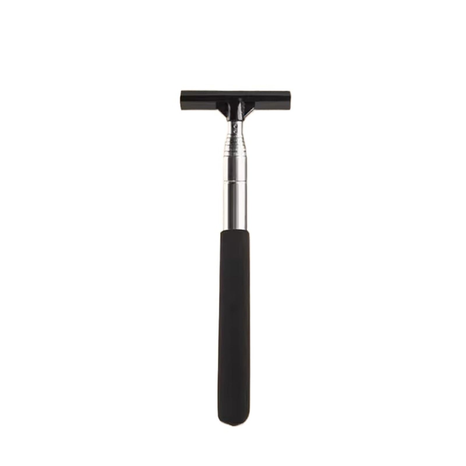 Car rearview mirror wipers Retractable Car Telescopic Rearview Mirror Squeegee Portable Rainy(Black)
