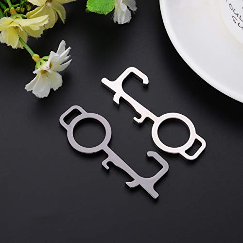 FAVOMOTO 2Pcs Sem Toque Ferramenta Abridor de Porta Abridor de Porta Multifuncional Ferramenta Manua