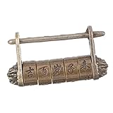 Homoyoyo Serrure à Combinaison Antique Pour Valise Armoire Boîte à Bijoux Cadenas Vinta...