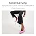 CW997 FUS 8 B Samantha LTHR Pump Fuschia 8 B