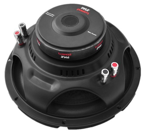 Pyle PLPW12D 12-Inch 1600 Watt Dual 4 Ohm Subwoofer VehicleSpeakerSize: 12-inch SpeakersMaximumOutputPower: 300 Watts VoiceCoilDescription: 2-inch Single Voice Coil 4-ohm