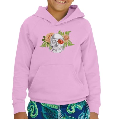 Sweat squelette fleurs Mexico enfant pour l'école et les sorties