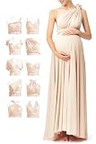 72styles Robe Grossesse Maternité Multiposition - Robe Infinity Longue Femme Enceinte - Élastique & Transformable pour Shooting Photo, Baby Shower, Mariage, Soirée
