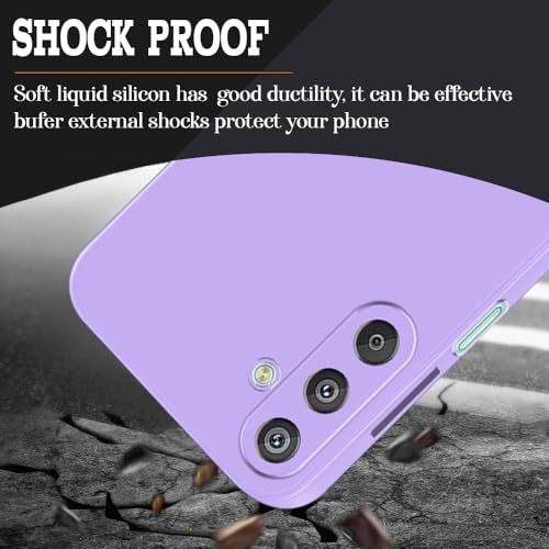 Image of Back Cover for Samsung Galaxy F15 5G / M15 5G | Full Camera Protection | Premium Liquid Silicon Case | Flexible Bumper Case for Samsung Galaxy F15 5G / M15 5G (Purple)
