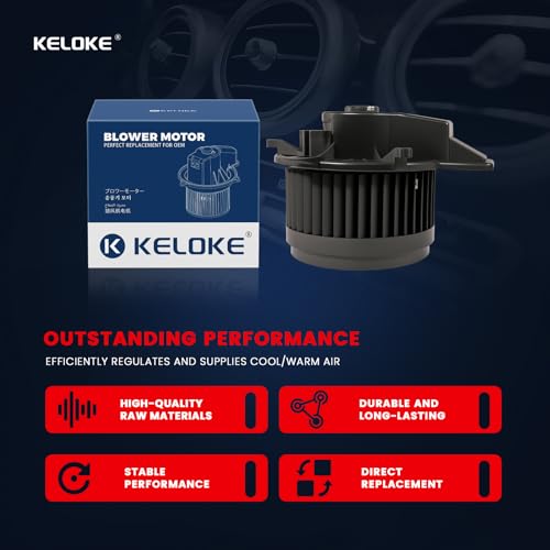 Image of KELOKE Front HVAC Heater Blower Motor Fan Compatible with Chrysler & Dodge