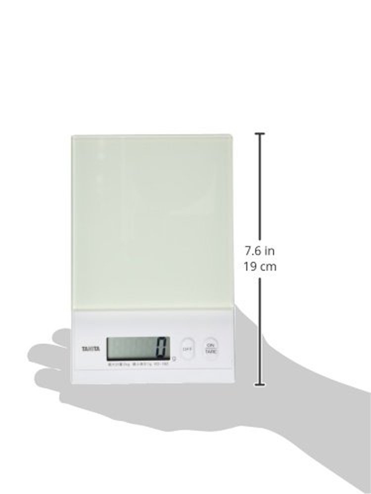 Amazon｜タニタ デジタルクッキングスケール 2kg 強化ガラス製の計量皿