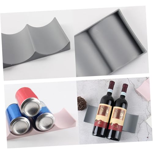 Soporte apilable de plástico para botellas de vino miniatura 5