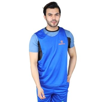 KRAGBUZZ Men's Sports T-Shirt, Round Neck, Polyester, Lightweight, Moisture Wicking, Regular Fit
