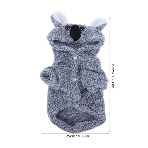 Ropa de Invierno para Perros DOITOOL Koala Azul M miniatura 2