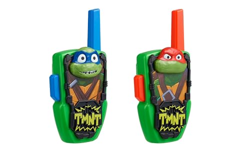 Image of Teenage Mutant Ninja Turtles Walkie Talkies for Kids, Static Free Indoor and Outdoor Toys for Kids (Ninja Turtles)