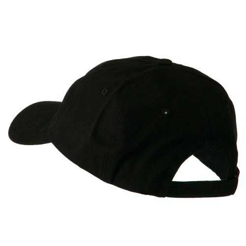 Deluxe Brushed Cotton Cap - Black Osfm #TOP1