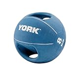 8kg York Barbell Dual Grip Medicine Balls