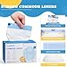 Lemon-Scented Commode Liners, 100 Count Bedside Commode Liners, Disposable Potty Liners for Adults Commode Chair Bags, Bedside Toilet Liners for Toilet Bucket - Leak-Proof & Universal