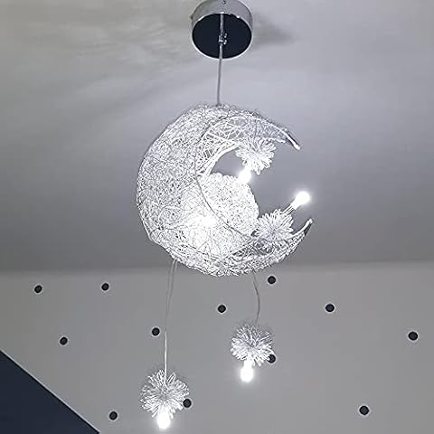 iDEGU Lámpara Colgante Luna y Estrellas LED Cover