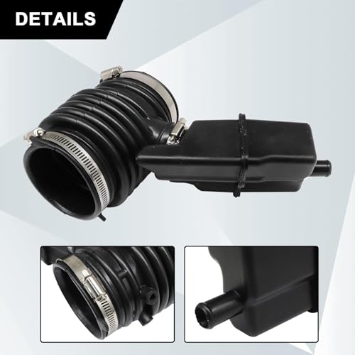 Image of SecosAutoparts Engine Air Intake Hose Tube with Clamps Fit for 2013-2016 Nissan Pathfinder, 2015-2023 Murano, Fit for 2014-16 Infiniti QX60, 2013 JX35 3.5L V6, Replaces 16576-3JA0A 165763JA0A 696-039