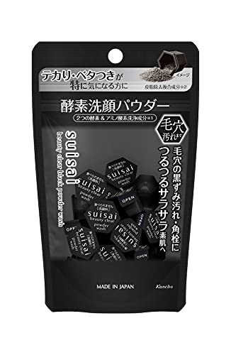 Kanebo Suisai Suisai Swiss Sai Beauty Clear Black Powder Wash Face Wash 0.4 Grams (x 15) Kanebo Suisai Suisai Swiss Sai Beauty Clear Black Powder Wash Face Wash 0.4 Grams (x 15)