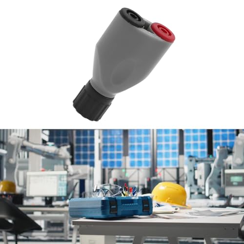 Voyoo BNC-Stecker auf Doppel-4mm-Bananenstecker-Adapter, Schnellanschlusskonverter für Oszilloskope, Signalgenerator, Frequenzzähler und Strom