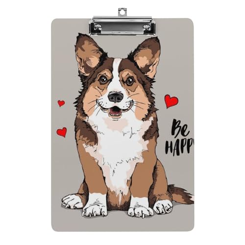 Presse-Papiers Chien Corgi pour prendre des notes en réunion et en déplacement