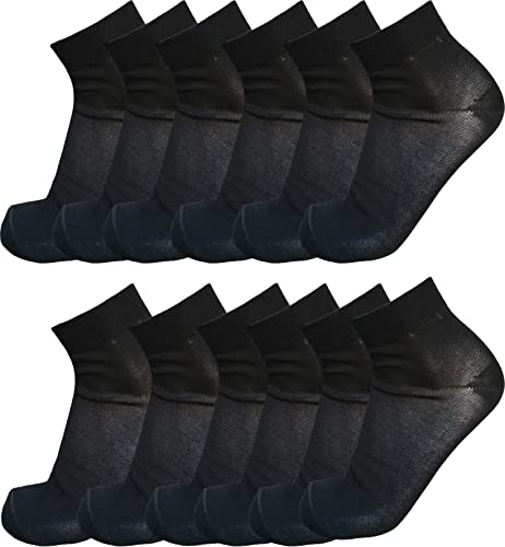12 Paia Calze Calzini Uomo Corti Cortissimi in