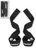 rootful.® Urban Athletics | Zughilfe (Neopren Polsterung) | Lifting Straps für Bodybuilding, Fitness, Krafttraining, Kreuzheben | Damen und Herren Profi Lifting Straps | Deutsche Marke