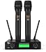 Wireless Microphone, VeGue Dual UHF Cordless Mic Set with Handheld Metal Mics, Interference-Free 300ft Long Operation, Ideal for Karaoke, Party, DJ, Church, Wedding, Class Use