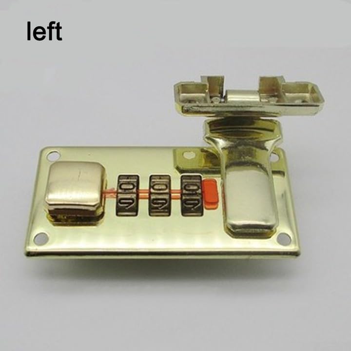 1Set Tool Box Hasp, Luggage Combination Lock, Suitcase Combination Lock - Image 3