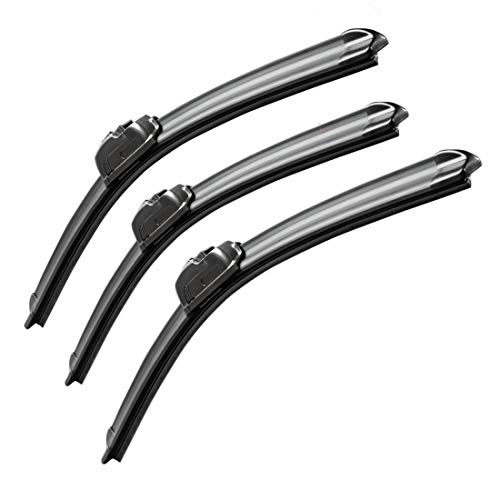 Image of MOTIUM OEM QUALITY Premium All-Season Windshield Wiper Blades (16 inch+14 inch+14 inch pair for front windshield)