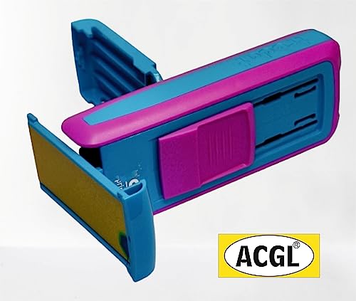 Image of Super Customized Self Ink Pri Ink Pocket (Rubber Stamp) with Your Matter (ACGL Pink- Sky Blue)