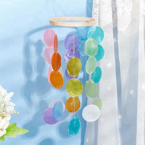 Coquillage Capiz de bricolage rond pour des bijoux d'été uniques faits maison - 6