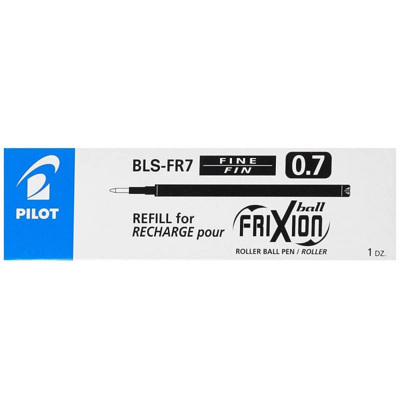 Image of MADHAVI STATIONERS Pilot Friixiion Refill 0.7mm - (Pack of 6) (Blue Ink)