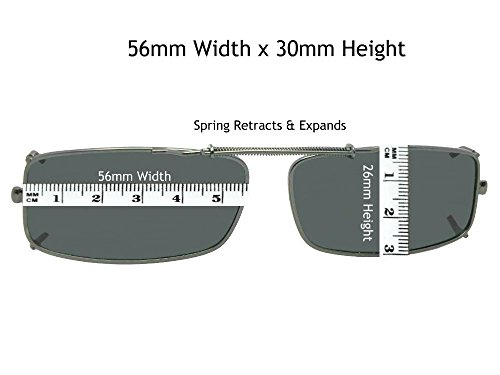 Extra Skinny Narrow Clip-on Sunglasses For Men and Women With Polarized Lenses2