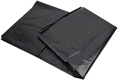 240L Black Wheelie Bin Liners/Bags - 75 refuse sacks - Strong professional black - ENSA 12kg