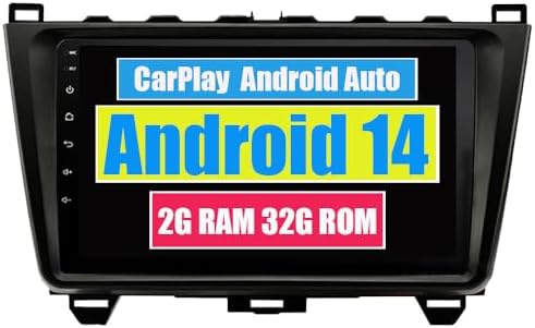 RoverOne Car Stereo Radio for Mazda 6 2009-2015 with CarPlay Android Auto Multimedia Player GPS Navigation Touch Screen Bluetooth WiFi