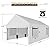 Shintenchi Carport 12' x 20' Heavy Duty Portable Garage, Car Port Canopy with Side-Opening Removable Door & Roll-Up Windows, Car Canopy for Truck,Car,Boat,Motorcycle,White