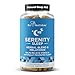 SERENITY Natural Sleep Aid & Dream Supplement - Drift Off Mind & Body, Fall Asleep Faster Without Being Groggy - Non-Habit Sleeping Pills - Magnesium, Valerian, Melatonin - 60 Vegetarian Soft Capsules