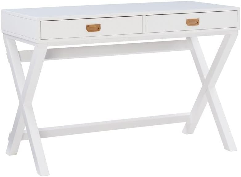 Miniatura 8 de Linon Escritorio blanco Poppy X-Base