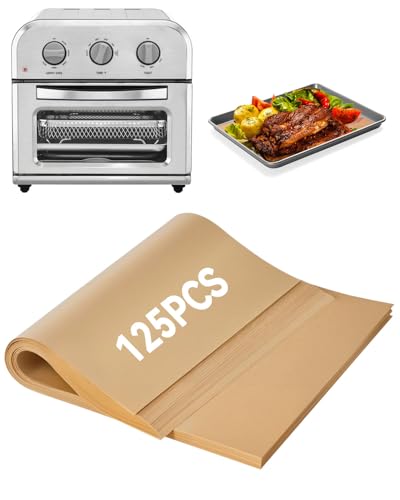 125PCS Disposable Air Fryer Parchment Paper Liners Compatible with Cuisinart