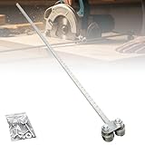 Positioning Calipers for Precise Measurements & Easy Wood Cutting,Circular Saw Guide,Adjustable Stainless Steel Precision Measurement Caliper Guide,Easy to use (Dual axis - 50cm/19.68in)