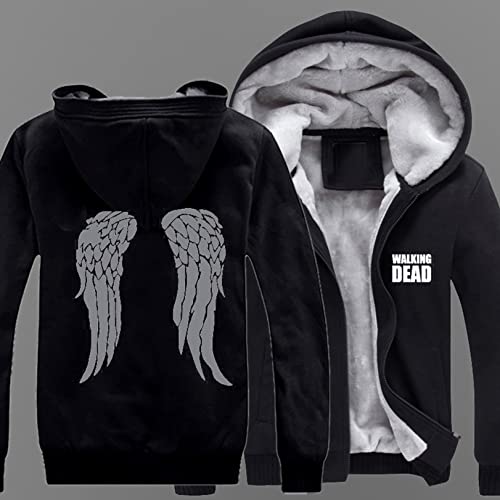 MUNHOZ Sudaderas con Capucha de Entrenamiento para Hombre para Walking Dead Soft Fleece Track...