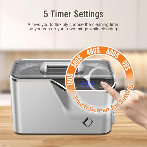 Lifebasis LSUC015 Ultrasonic Cleaner, Life Basis Professional Ultrasonic Jewelry Cleaner 20 Ounces thumb #2