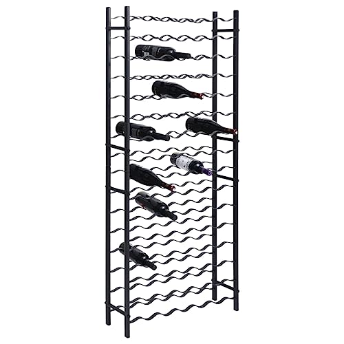 Soporte para 96 botellas SKM de hierro negro