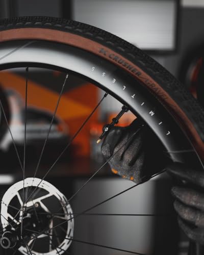 Válvulas Tubeless Tru-Tension FILLFAST | Alta Flujo y Anti-obstrucción para Bicicletas de Carrera, Carretera y Off-Road | Rosa - 60 mm miniatura 5