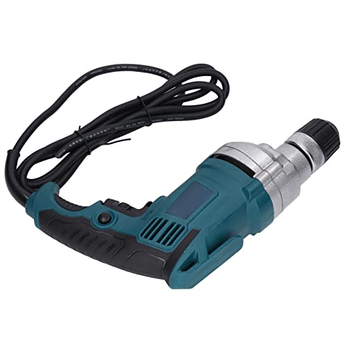 Ycauty Destornillador Eléctrico Taladro con Cable de Alta Potencia con Portabrocas Estable para una Rápida Disipación del Calor, Interruptor de Velocidad Continuo para Uso Doméstico Material de