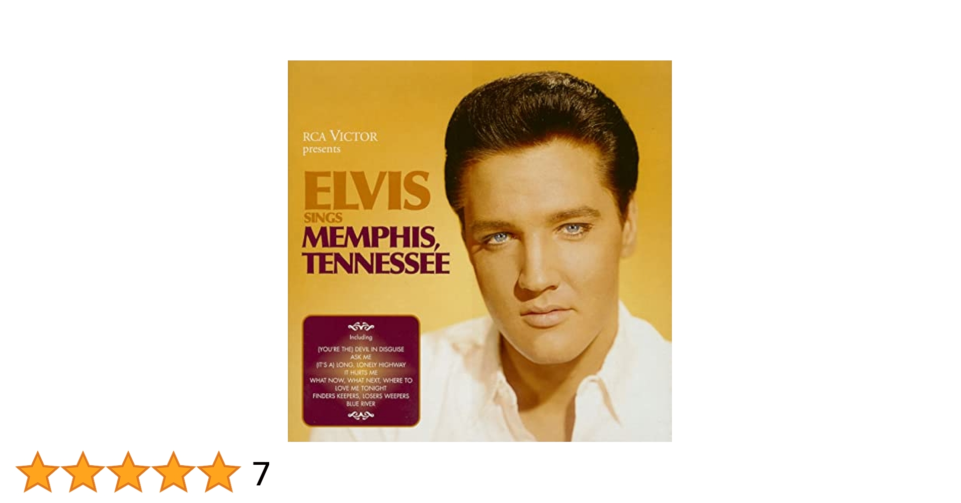 エルビス・プレスリー From Nashville To Memphis Memphis Tennessee - Amazon.com Music