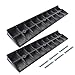 Getanye 2 Pack 4'' Rubber Curb Ramp Heavy Duty Loading Curb Ramps Driveway Curb Ramp Rubber Slope Ramp for Cars RV Trucks Bicycles Motorcycles - 22000lbs/10Ton Load Capacity