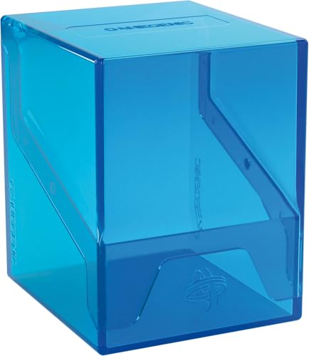 Gamegenic Bastion 100+ XL Deck Box - Compact Secure and Perfectly Organized for Your Trading Cards! Safely Protects 100+ Double-Sleeved Cards Blue Color Made