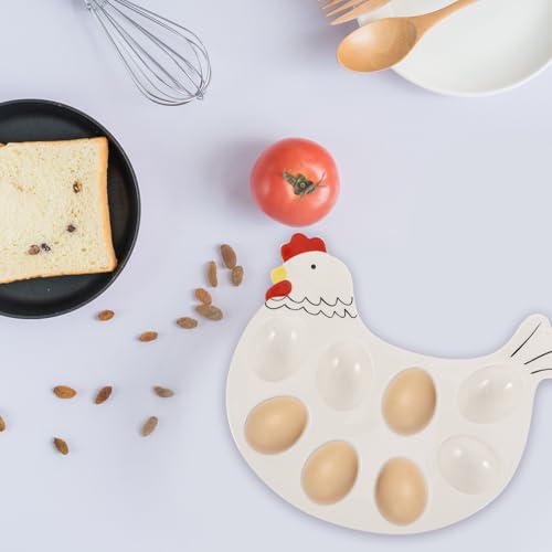Soporte de huevos rellenos para evitar deslices en fuentes 8