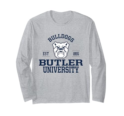 Butler Bulldogs Icon EST 1855 Team Name - Neutral Butler Long Sleeve T-Shirt