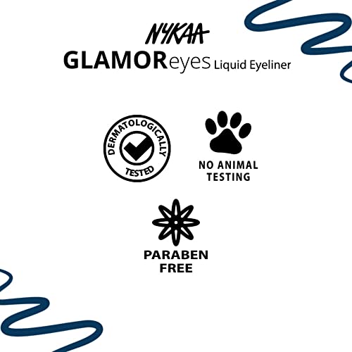 Nykaa GlamorEYES Delineador Líquido 5ml Azul miniatura 7